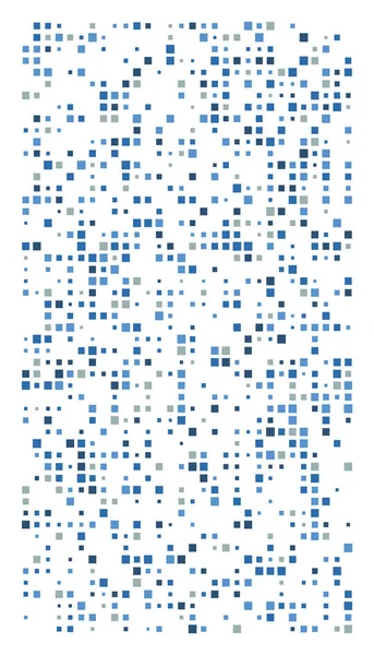 Carrés pixelisés, bloc pixels motif de mosaïque aléatoire / backgrou — Image vectorielle