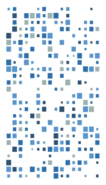 Quadrati pixelati, blocco pixel casuale mosaico / backgrou — Vettoriale Stock