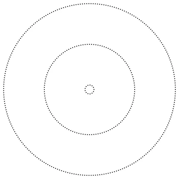 Cerchio geometrico di quadrati, rettangoli. spirale angolare, vortice a — Vettoriale Stock