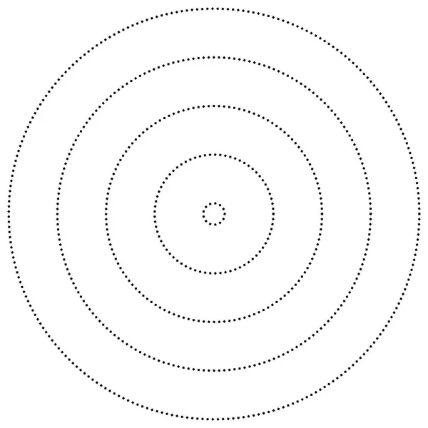 Geometric circle of squares, rectangles. angular spiral,vortex a — Stock Vector