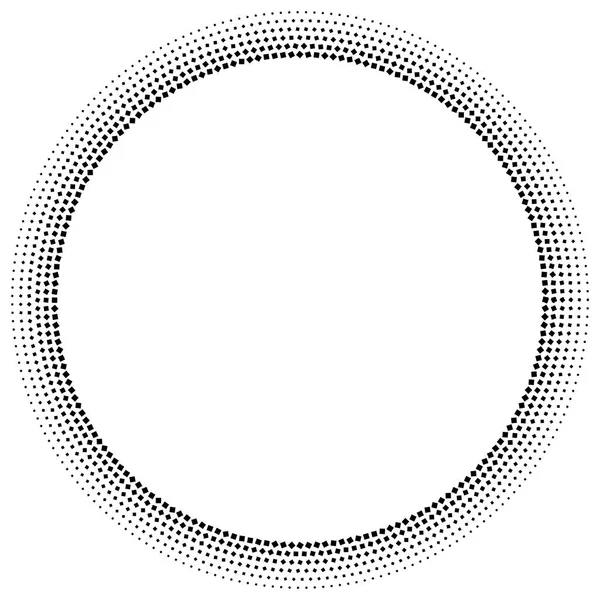 正方形、長方形の幾何学的な円。角スパイラル,渦 a — ストックベクタ
