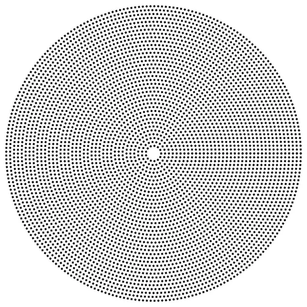 Geometrische cirkel van vierkantjes, rechthoeken. hoek spiraal, Vortex a — Stockvector
