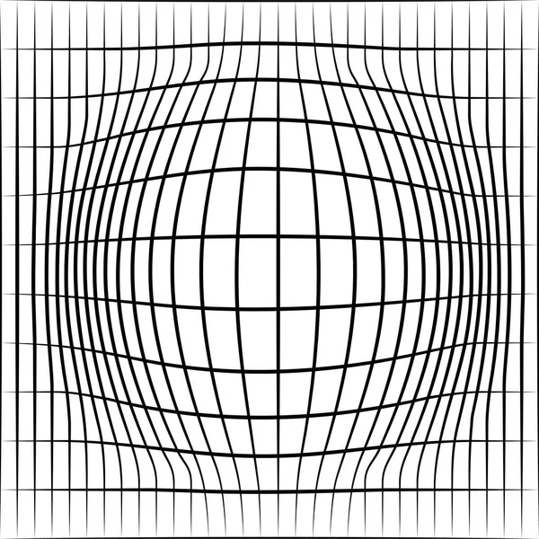 Prostorový kruhový shluk. Konvexní koule, koule, deformuje Orb. Nafouk d — Stockový vektor