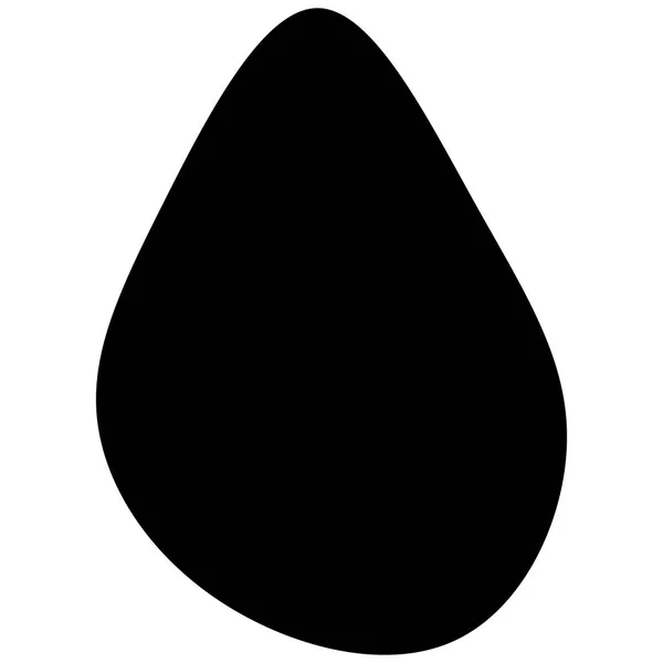 Random blotch, inkblot. Organic blob, blot. Speck shape.Splat, f — Stock Vector