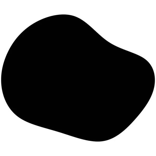 Véletlenszerű blotch, inkblot. Szerves blob, blot. Speck alakja. Hibat, f — Stock Vector