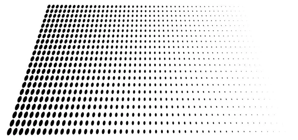 Dots, half-tone element. speckle, stipple geometric pattern. cir — Stock Vector