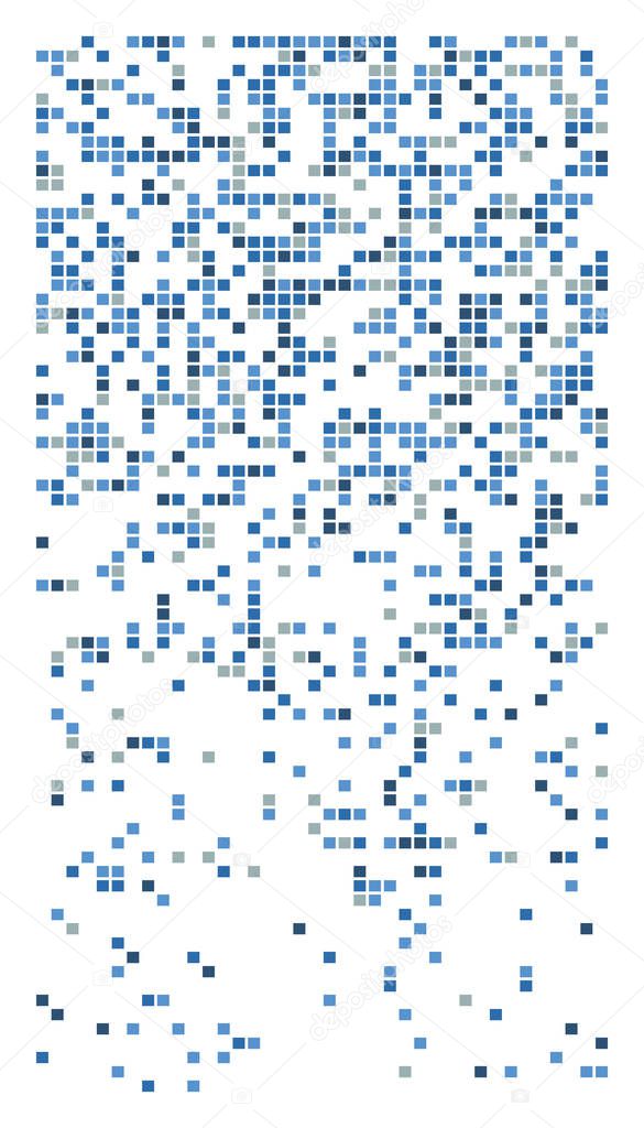 squares pixelated, block pixels random mosaic pattern / backgrou