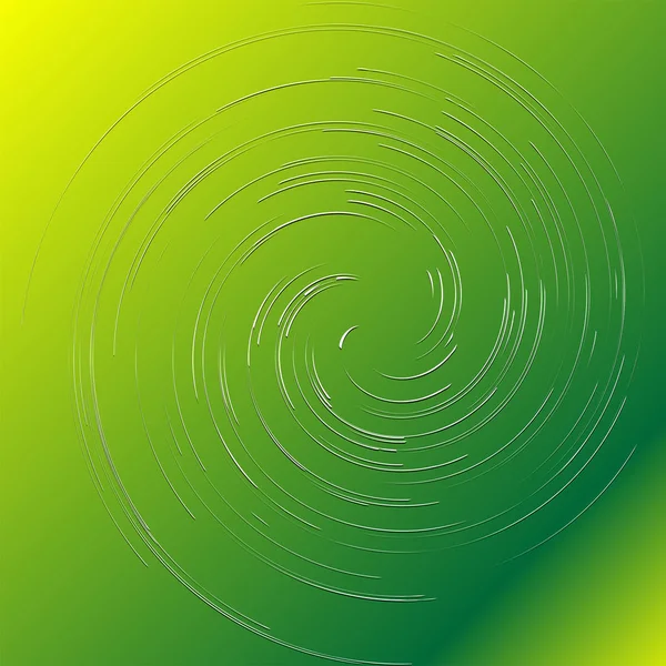 Soyut spiral, büküm. Radyal girdap, girdap dalgalı, kıvrımlı çizgiler el — Stok Vektör