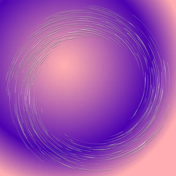 Spirală abstractă, poftă de mâncare. Vârtej radial, vârtej ondulat, linii curbate el — Vector de stoc