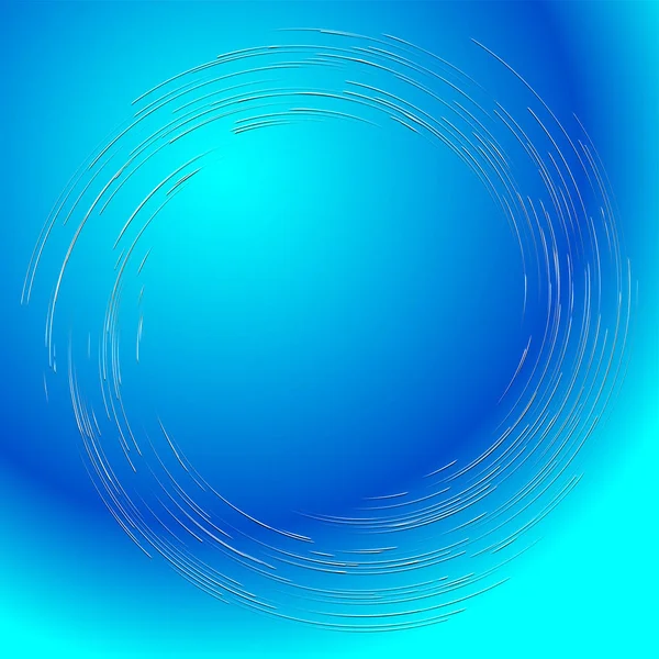 Spirale abstraite, torsion. Tourbillon radial, tourbillon ondulé, lignes courbes el — Image vectorielle