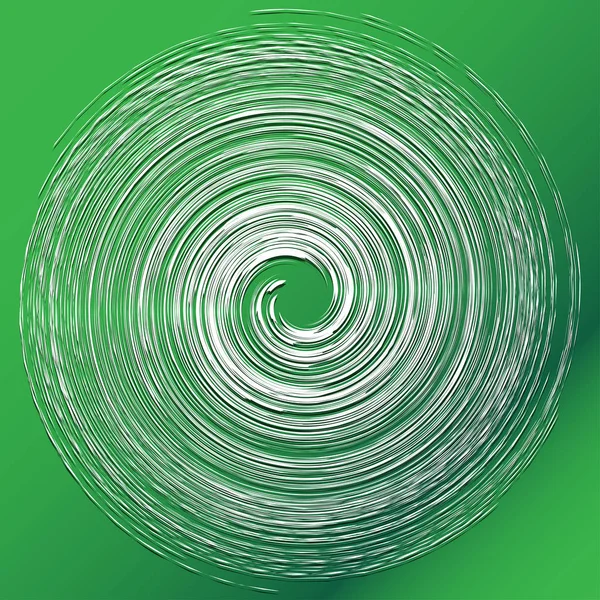 Espiral abstracta, giro. Remolino radial, giro ondulado, curvas líneas el — Vector de stock