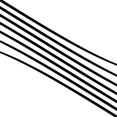Geometric waving, wavy parallel lines. Ripple, twisted lines pat clipart