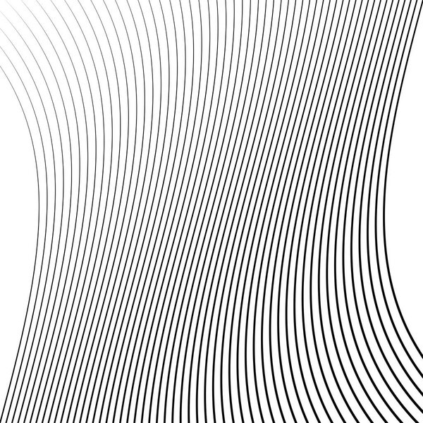 Geometric waving, wavy parallel lines. Ripple, twisted lines pat