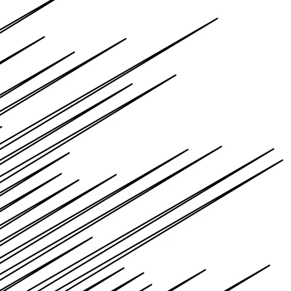 Πλάγια, διαγώνιες δυναμικές γραμμές. Ευθεία παράλληλη παραμόρφωση — Διανυσματικό Αρχείο