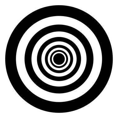 Döndürme ile şekil, tiwrl etkisi Geometrik soyut spiral 