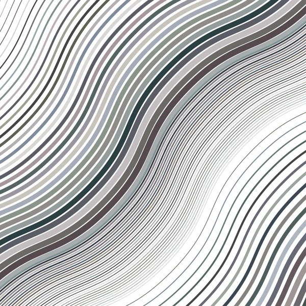 Textura, patrón con ondulado, rejilla ondulante, malla de líneas. ¡Billowy! , — Archivo Imágenes Vectoriales
