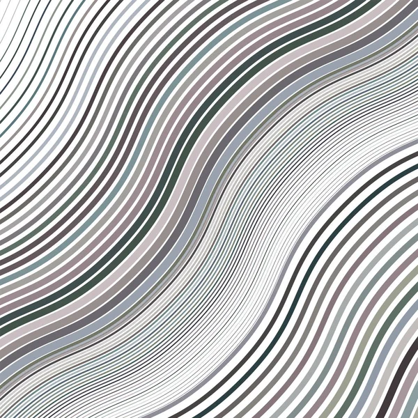 Textur, Muster mit welligem, wellenförmigem Gitter, Liniengeflecht. wellig, — Stockvektor