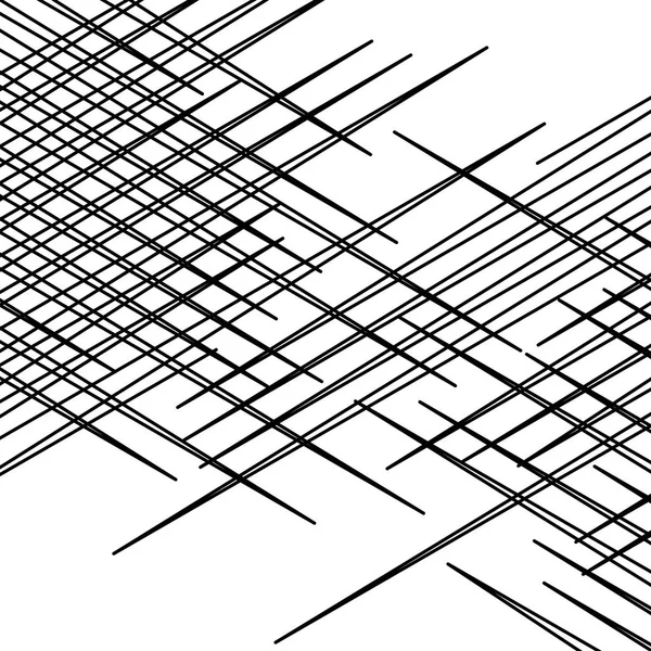 Grade, padrão de malha, textura com linhas dinâmicas e irregulares. Internacionalmente — Vetor de Stock