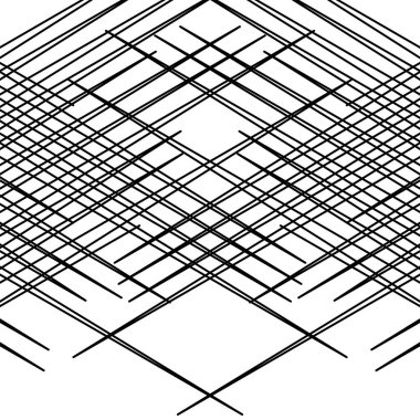 Izgara, kafes deseni, dinamik, düzensiz çizgilerle doku. ınter