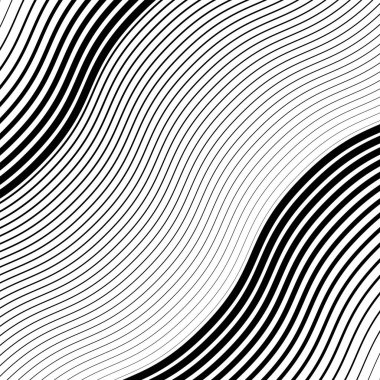 Dalgalı, paralel düzensiz çizgilerin ızgarasal. Billowy, undulati