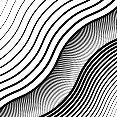 Dalgalı, paralel düzensiz çizgilerin ızgarasal. Billowy, undulati