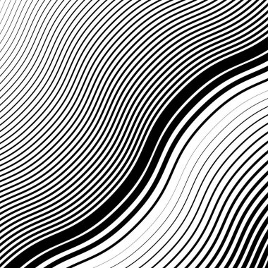 Dalgalı, paralel düzensiz çizgilerin ızgarasal. Billowy, undulati