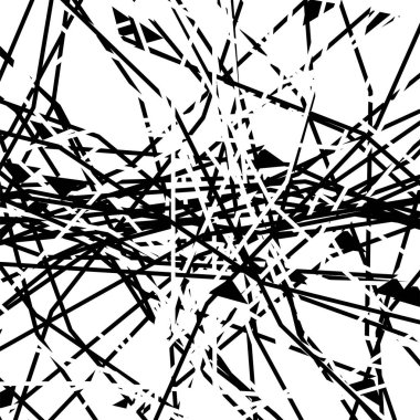 Deformasyon, rasgele çizgiler üzerinde bozulma etkisi ile soyut sanat