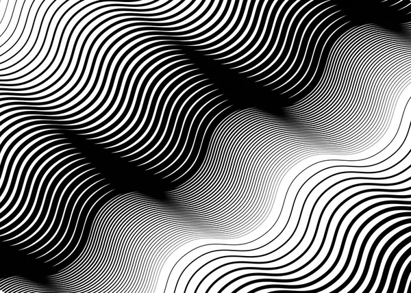 Doku, dalgalı desen, sallanan ızgara, çizgilerin örgü. Billowy,