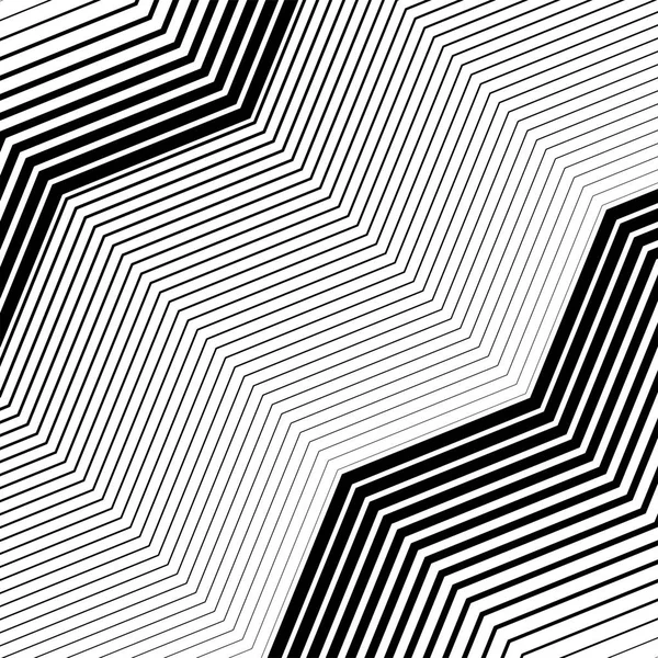 Textuur, patroon met golvende, zwaaiende grid, mesh van lijnen. Wijde, — Stockvector