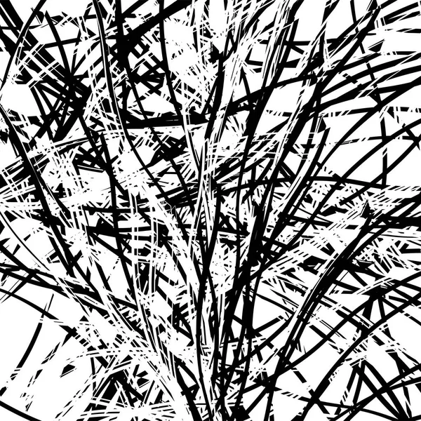 Rasgele çizgiler soyut siyah beyaz doku, soyut sanat, abs