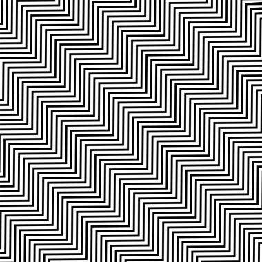 Çapraz, eğik, eğimli sallayarak, dalgalı, zikzak çizgiler. Irregula