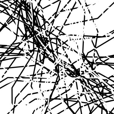 Deformasyon, rasgele çizgiler üzerinde bozulma etkisi ile soyut sanat