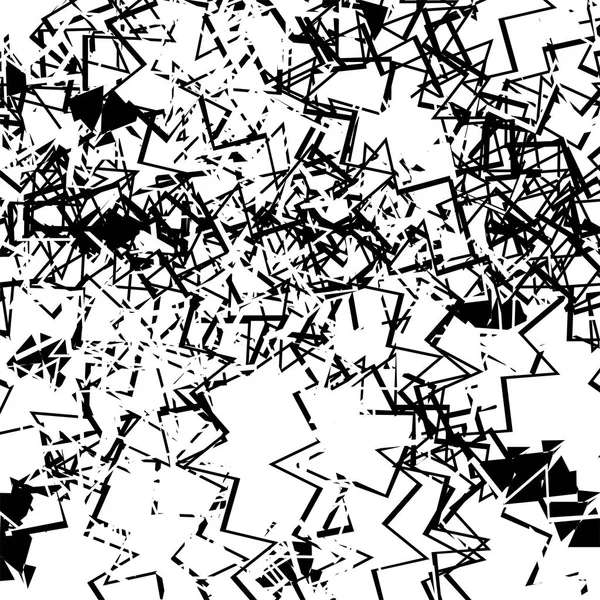 Líneas aleatorias abstractas textura en blanco y negro, arte abstracto, abs — Vector de stock