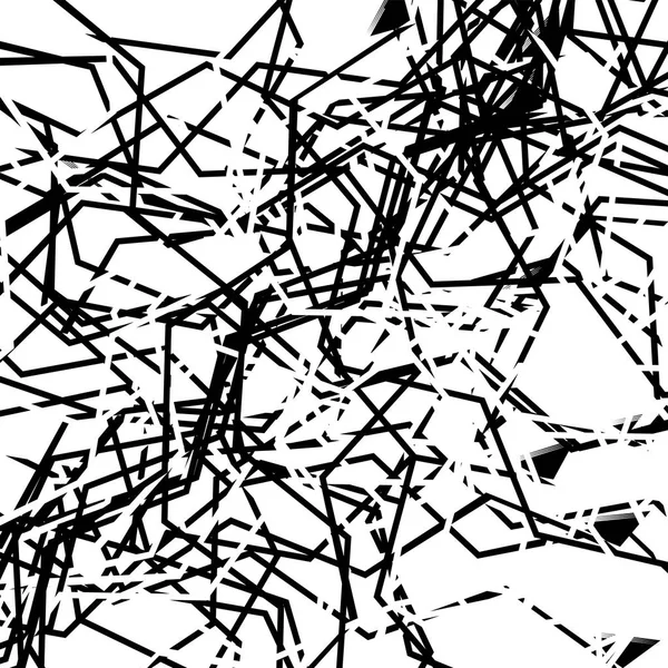 Arte abstracto con deformación, efecto distorsión en líneas aleatorias — Archivo Imágenes Vectoriales
