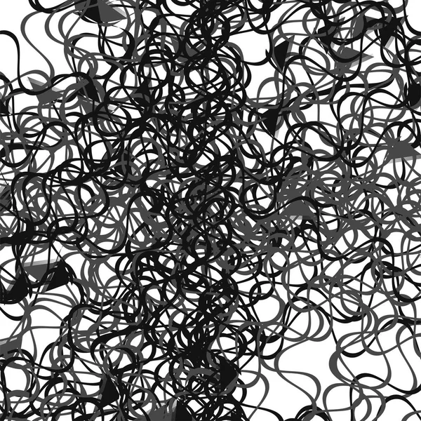 Gråskala / gråskala abstrakt konst med deformation, distorsion — Stock vektor