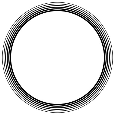 Eşmerkezli, dairesel desen. Yayılan spiral. Girdap çizgisi