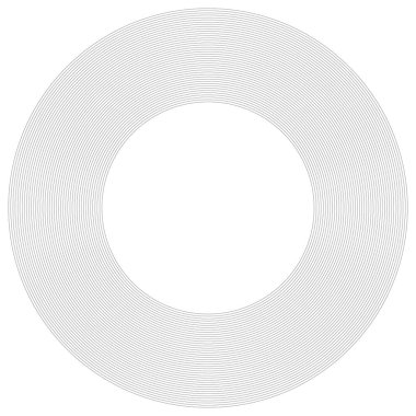 Radyal daireler tasarım elementi. Çember çizgilerini birleştir. Tekrarlanıyor,