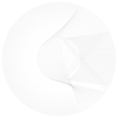 Rastgele noktalar, daireler ve parçacıklar halinde halkalar olan radikal bir element. Di