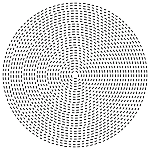 Radikal çizgili daireler. Ga ile dairesel, konsantre öge