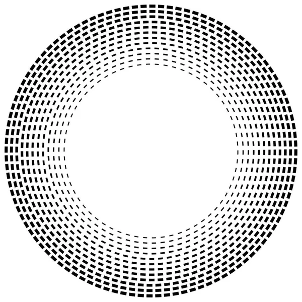 Radikal çizgili daireler. Ga ile dairesel, konsantre öge