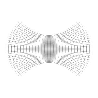 Geometrik şekil, ezilmiş, sıkılmış, düzleştirilmiş etki. Bozulur