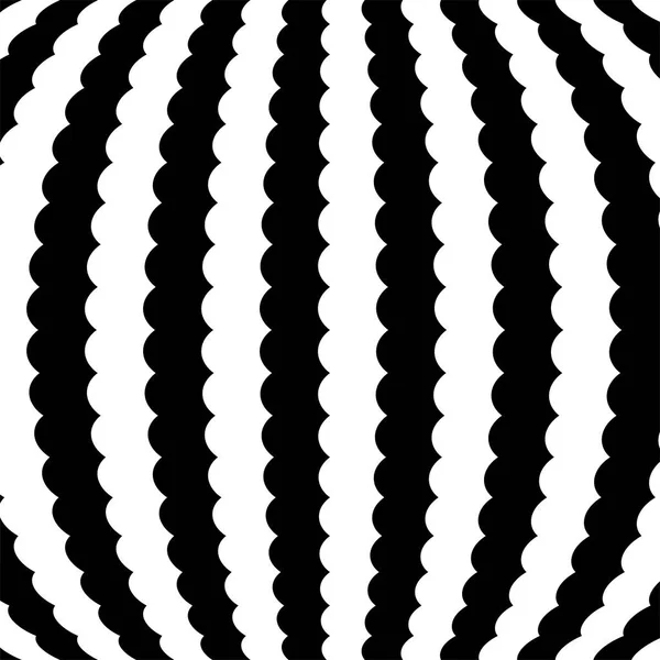 Esférico, globo circular distorcer padrão de efeito. Vazão curva , — Vetor de Stock