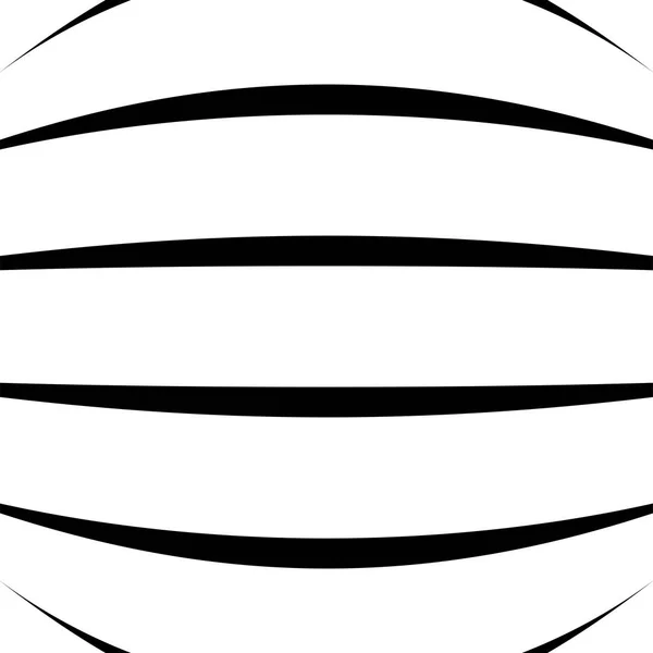 Esférico, globo circular distorcer padrão de efeito. Vazão curva , —  Vetores de Stock