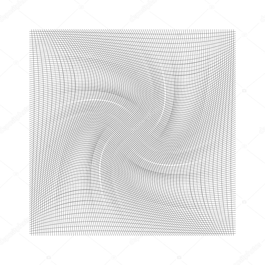Pattern with rotation, spiral, swirl, twirl effect of perpendicu