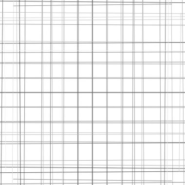 Dinamik, rasgele çizgiler ızgara, kafes. Crosshatch, karışık düz l