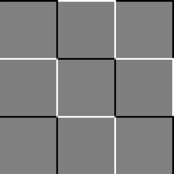 Versetzte Quadrate nahtlose geometrische Muster. Prägung, Einrückung Quadrat — Stockvektor