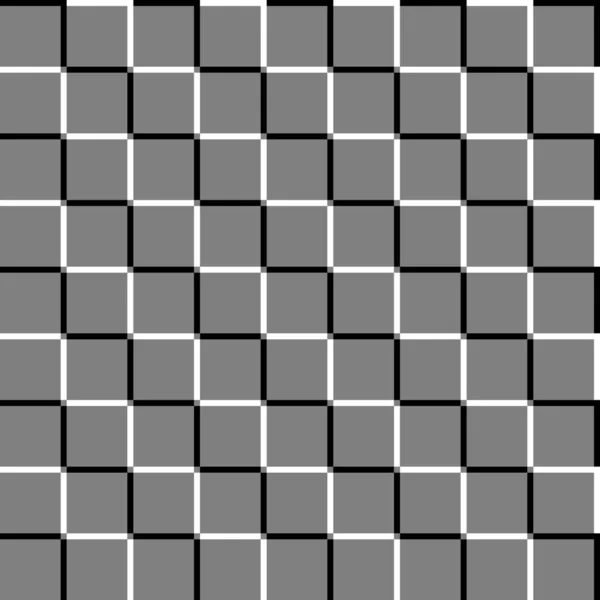 Μετατόπιση τετραγώνων χωρίς ραφές γεωμετρικό μοτίβο. Ανάγλυφο, τετράγωνο εσοχής — Διανυσματικό Αρχείο