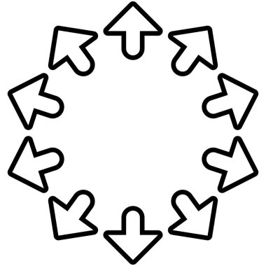 Radyal, yayılan oklar, genişleme, genişletme, patlama temaları için. D