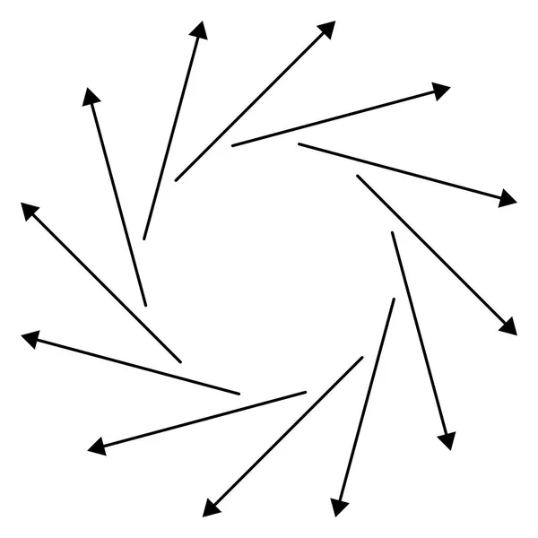 Circular arrows for cycle, repeat themes. Progress, process, pro — ストックベクタ