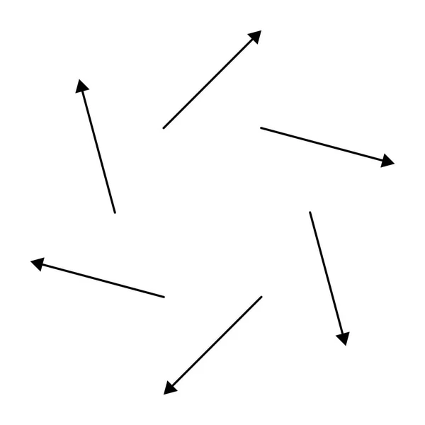 Cirkelpijlen voor cyclus, herhaal thema 's. Vooruitgang, proces, pro — Stockvector